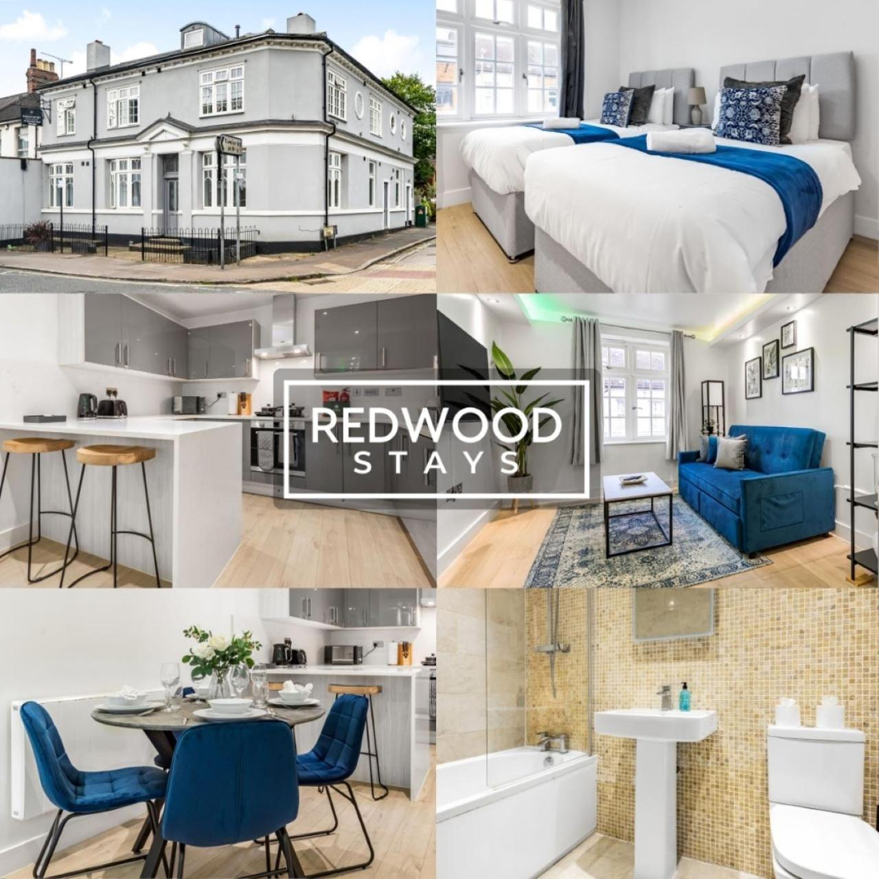 1 Bed 1 Bath Town Center Apartments For Corporates & Contractors, Wifi, Netflix And Parking On Selected Units By Redwood Stays Aldershot Exteriör bild