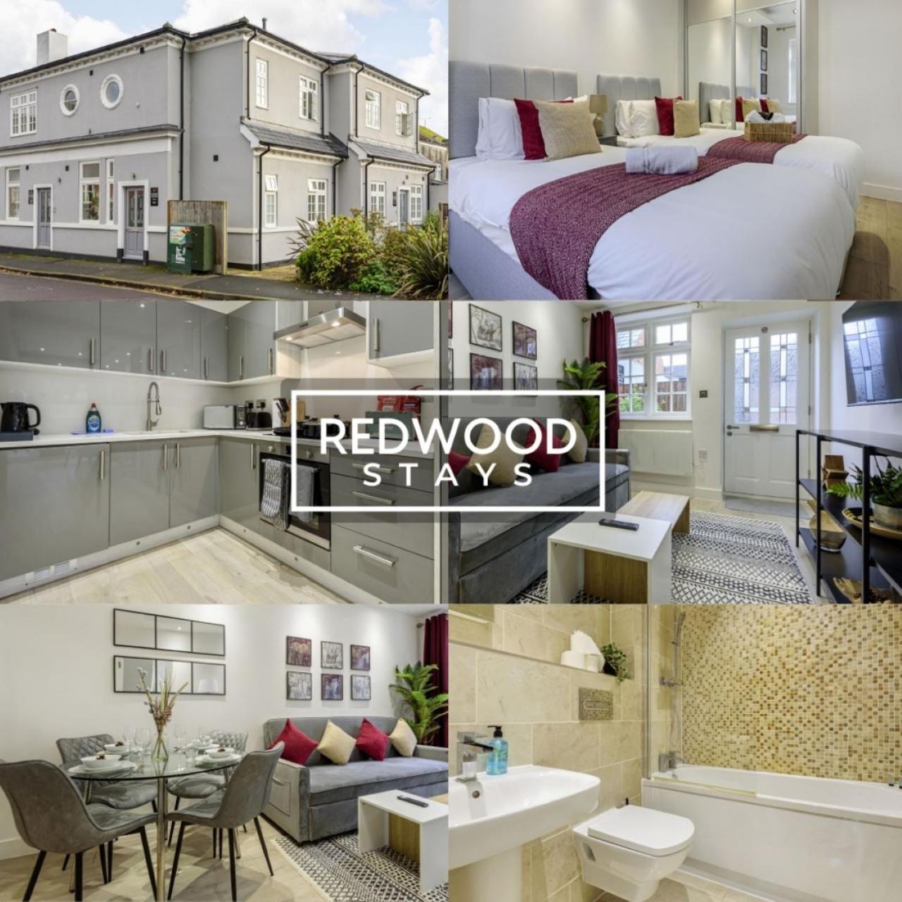 1 Bed 1 Bath Town Center Apartments For Corporates & Contractors, Wifi, Netflix And Parking On Selected Units By Redwood Stays Aldershot Exteriör bild