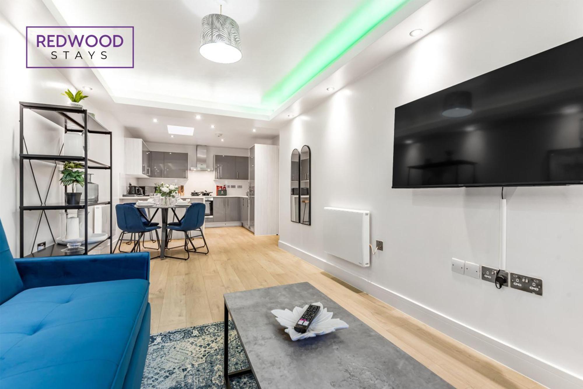 1 Bed 1 Bath Town Center Apartments For Corporates & Contractors, Wifi, Netflix And Parking On Selected Units By Redwood Stays Aldershot Exteriör bild