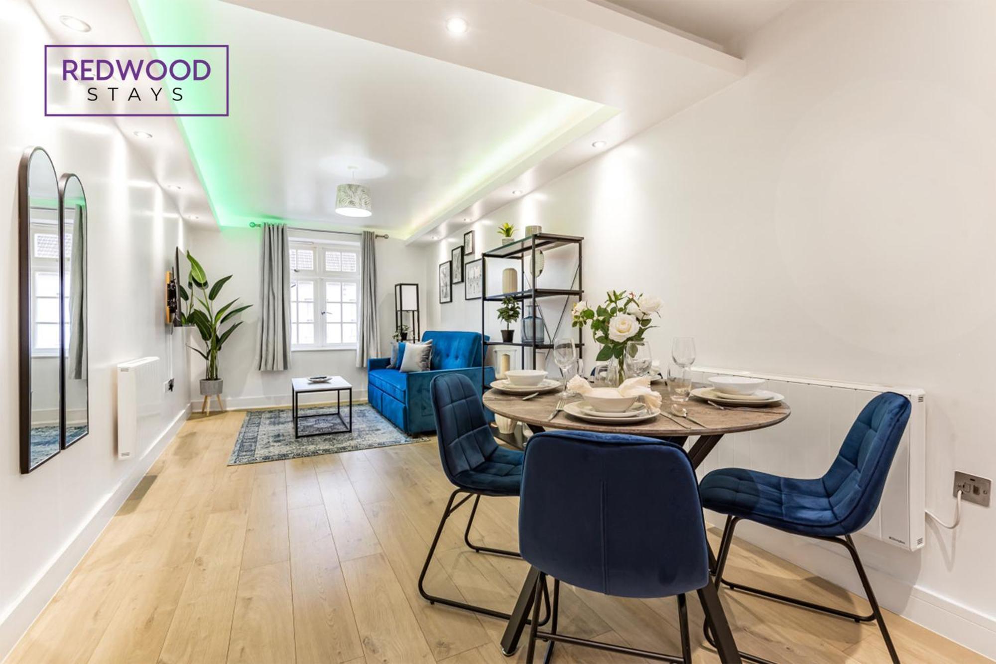 1 Bed 1 Bath Town Center Apartments For Corporates & Contractors, Wifi, Netflix And Parking On Selected Units By Redwood Stays Aldershot Exteriör bild