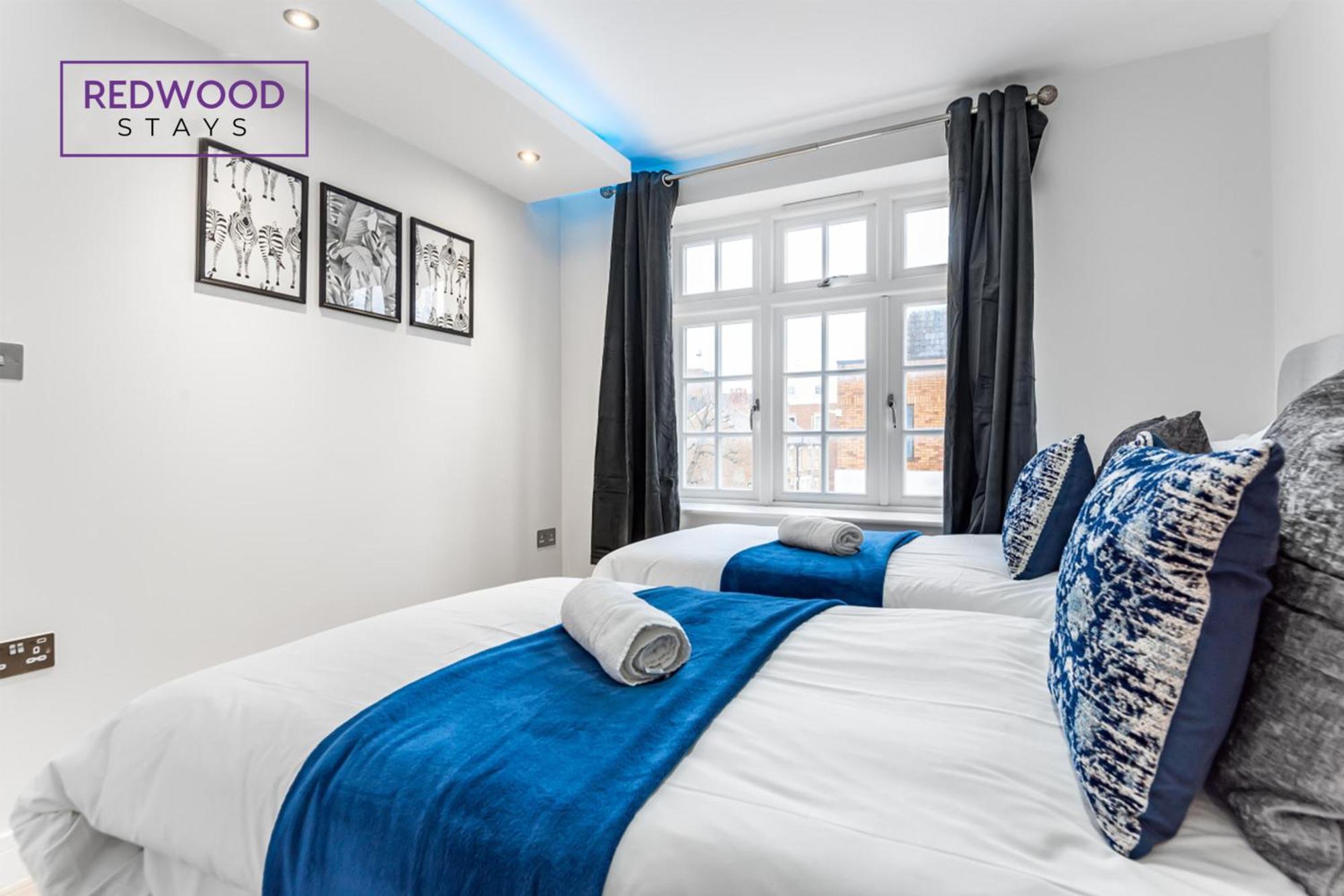 1 Bed 1 Bath Town Center Apartments For Corporates & Contractors, Wifi, Netflix And Parking On Selected Units By Redwood Stays Aldershot Exteriör bild