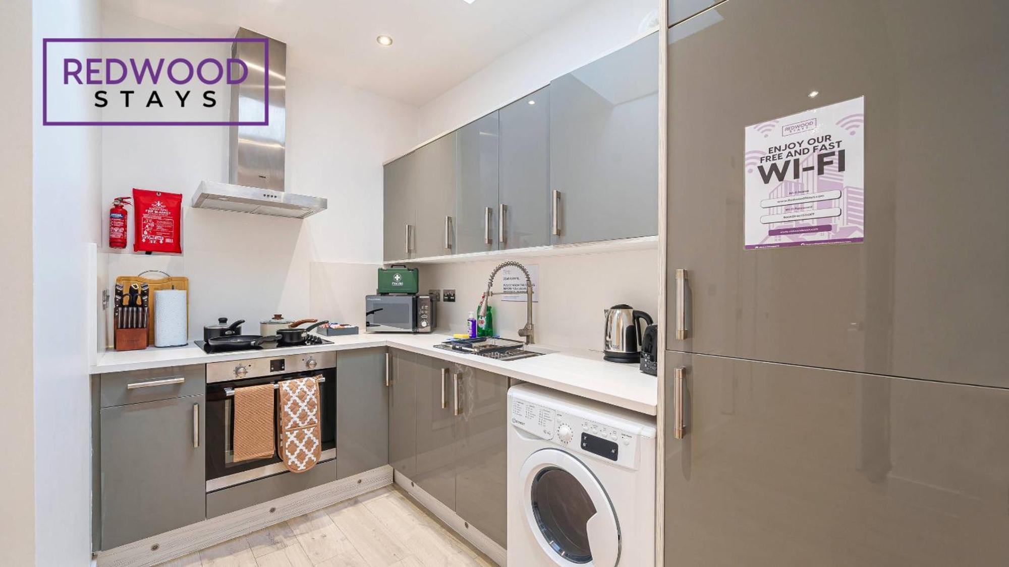 1 Bed 1 Bath Town Center Apartments For Corporates & Contractors, Wifi, Netflix And Parking On Selected Units By Redwood Stays Aldershot Exteriör bild