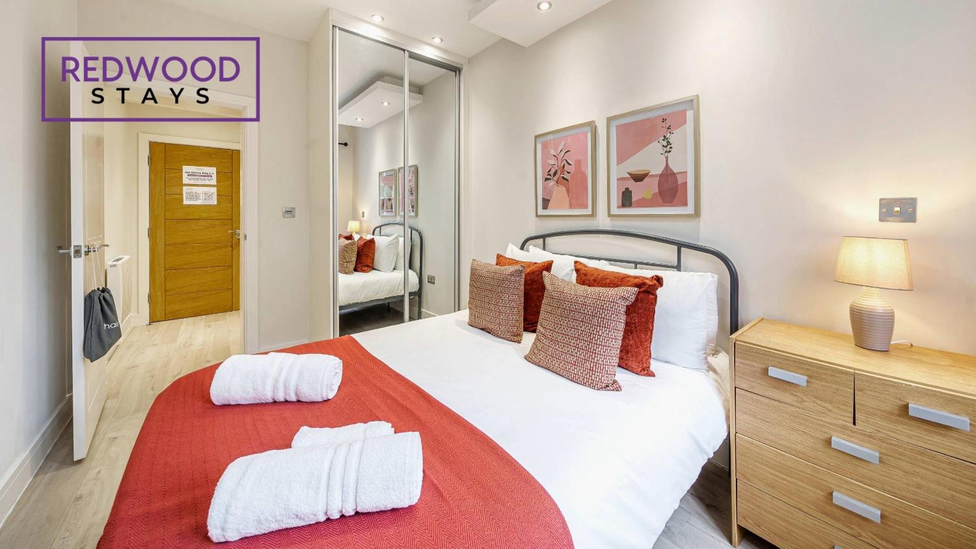 1 Bed 1 Bath Town Center Apartments For Corporates & Contractors, Wifi, Netflix And Parking On Selected Units By Redwood Stays Aldershot Exteriör bild